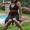 Nadeesha Hemamali | Short Black Dress photoshoot